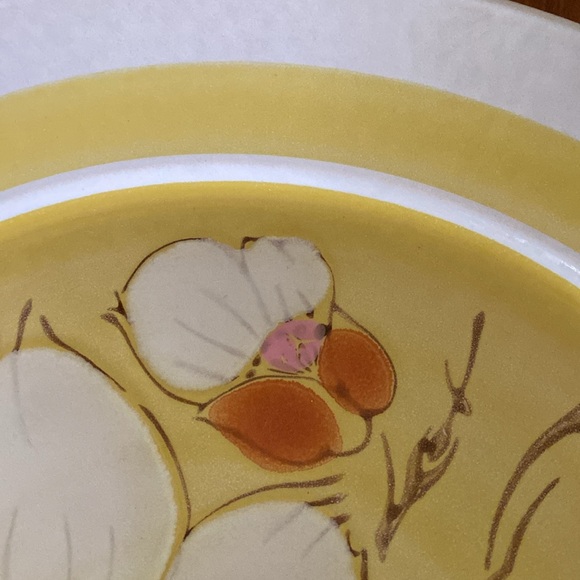 VTG ‘70s Stoneware 12” Platter - Picture 4 of 8